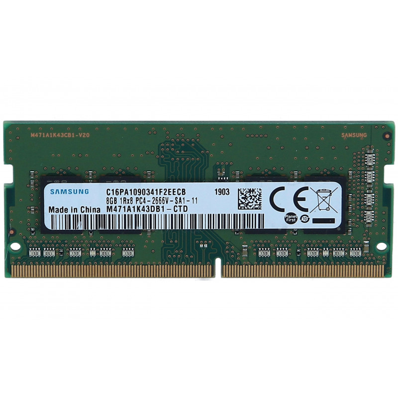 Ajout d'une barrette de ram 8 Go.