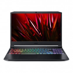 Ordinateur Acer Nitro 5 AN515 15" noir (vue de face)