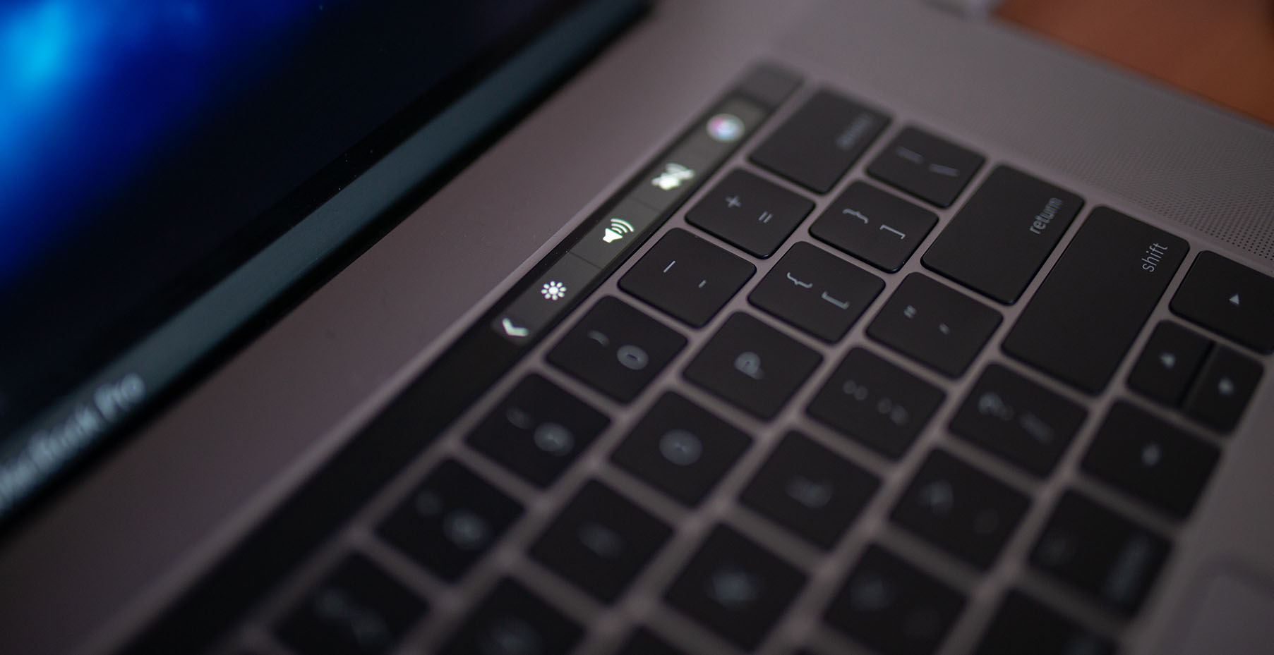 le clavier d'un macbook pro